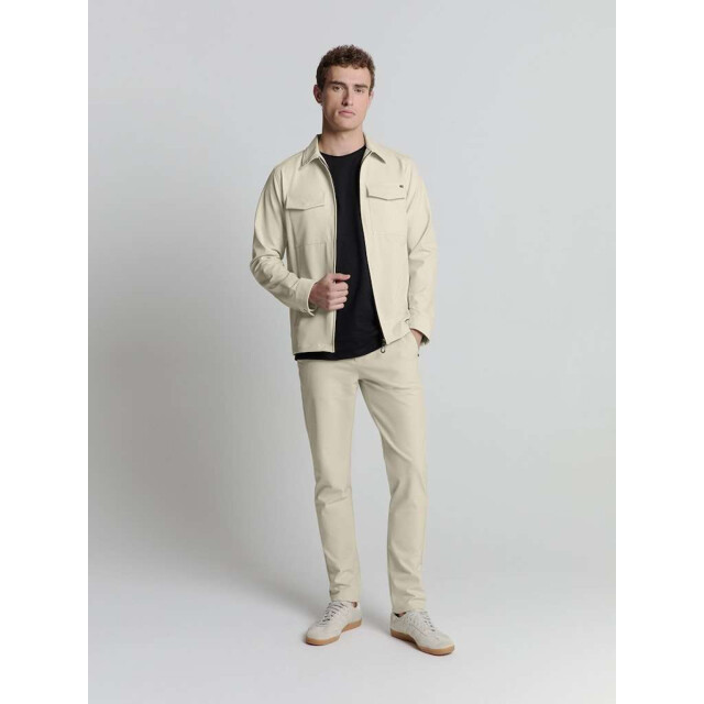 No Excess Overshirt full zipper stretch sedoc cement 27510104-122 large