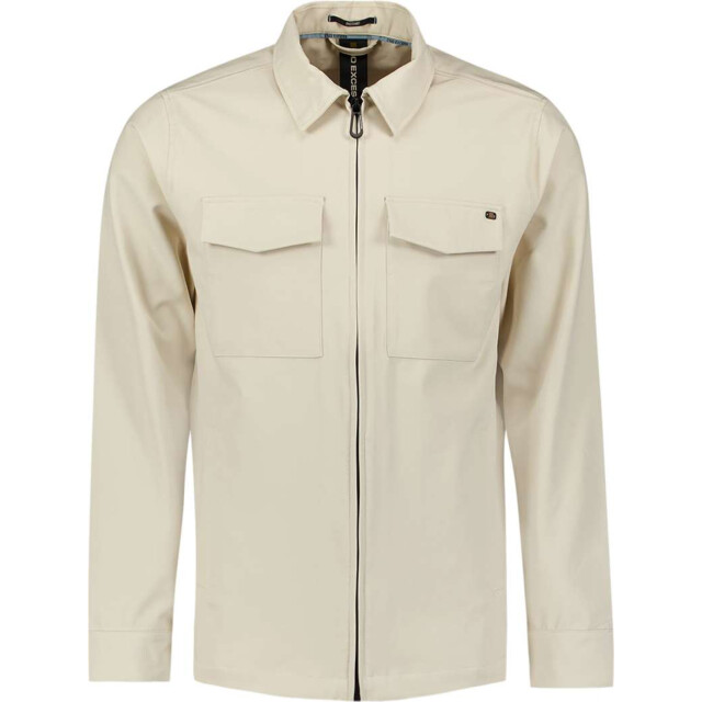 No Excess Overshirt full zipper stretch sedoc cement 27510104-122 large