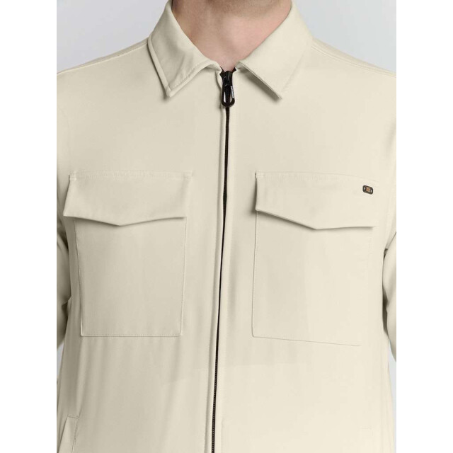 No Excess Overshirt full zipper stretch sedoc cement 27510104-122 large