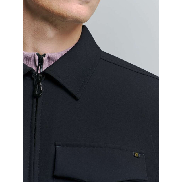 No Excess Overshirt full zipper stretch sedoc night 27510104-078 large