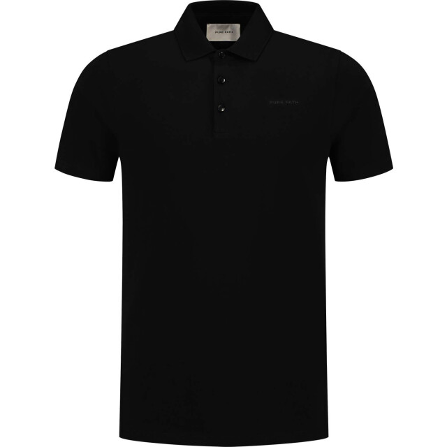 Pure Path Essential triangle polo black 10117-02 large