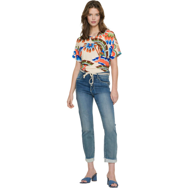 Geisha Jeans mid blue denim 51004-10-000827 large