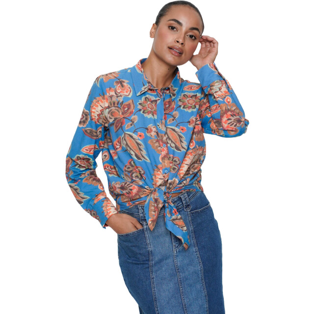 Geisha Blouse blue 53225-20-000625 large