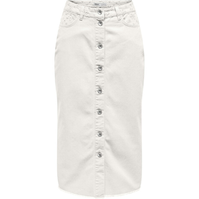 Only Onlelsa midi crochet skirt otw cloud dancer 15338068-177922 large