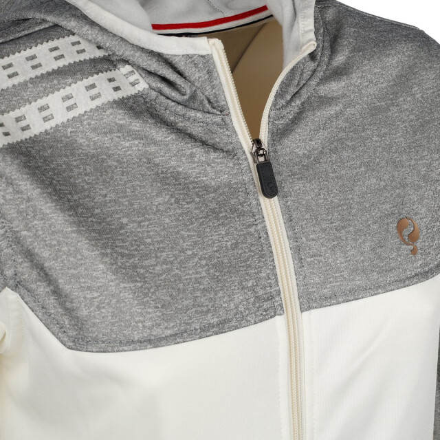 Q1905 Q club hooded jacket snow wit QWR-9051-1 large