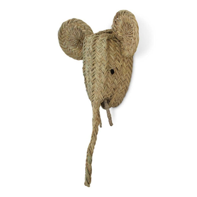 Safaary Rieten dierenkop olifant riet SFWDMD00037 large