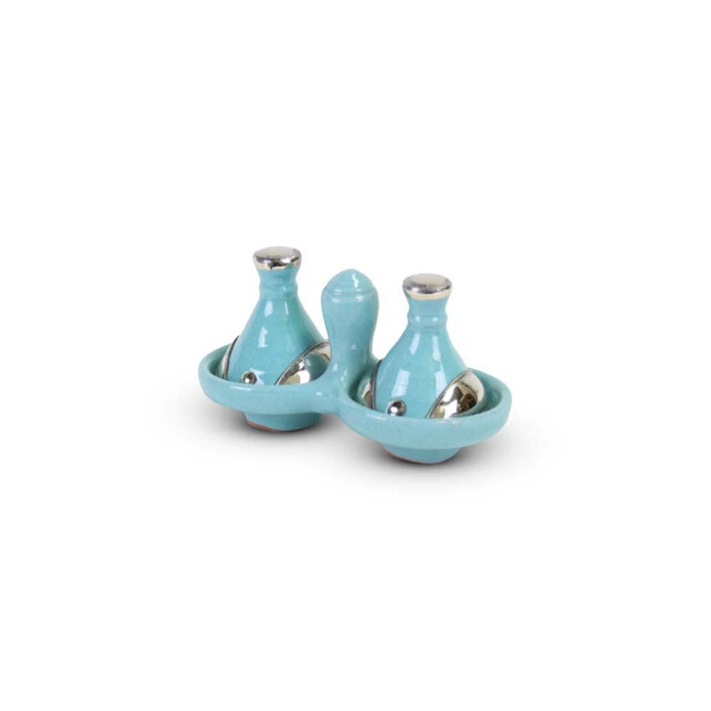 Safaary Tajine mini lichtblauw met metaal 2-delig SFMKTJ00030 large