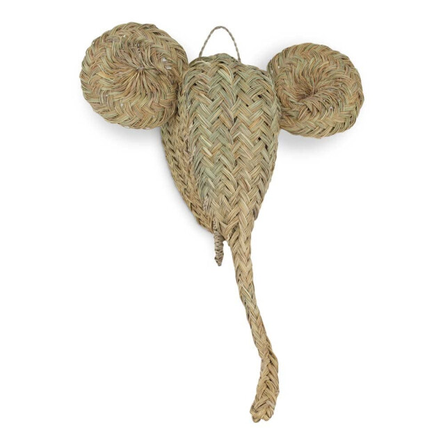 Safaary Rieten dierenkop olifant SFWDMD00008 large