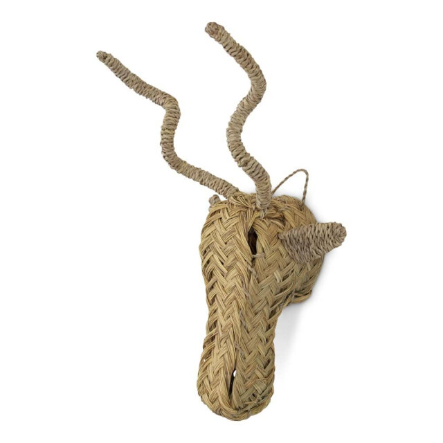 Safaary Rieten dierenkop hert SFWDMD00039 large