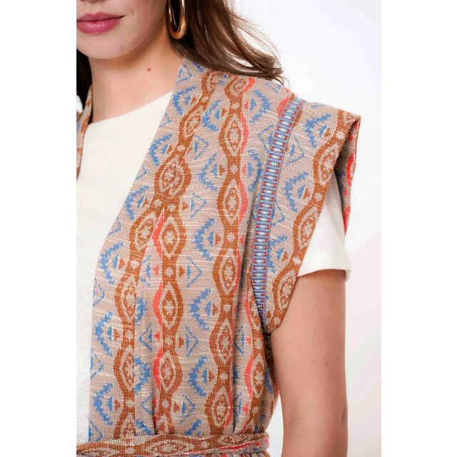 Geisha 55122-20 gilet aztek 55122-20 Gilet aztek large