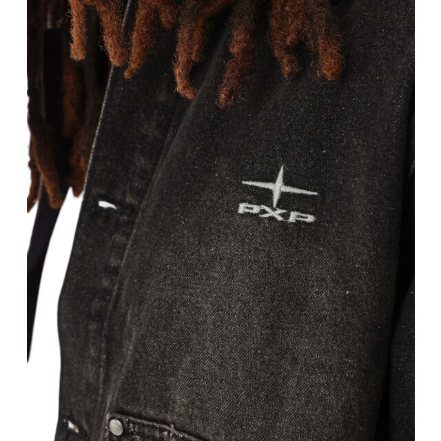 Project X Carpenter denim jacket Project X Paris Carpenter Denim Jacket Zwart large