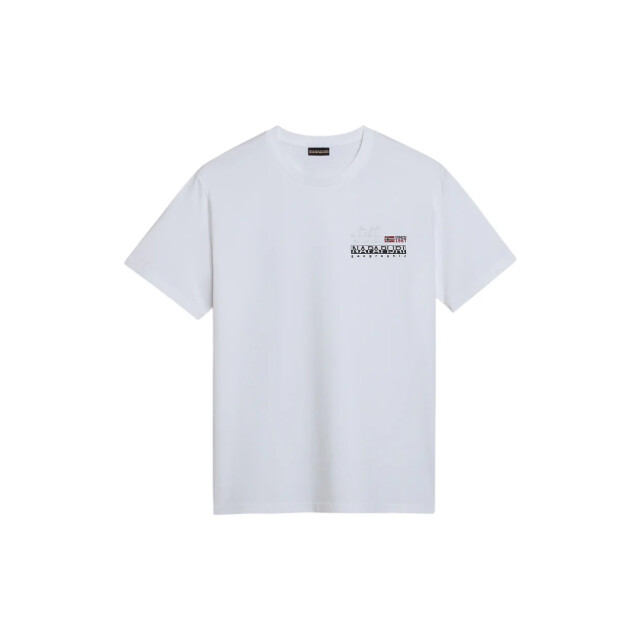 Napapijri Colville t-shirt heren Napapijri Colville T-shirt Heren Wit Met Korte Mouwen large