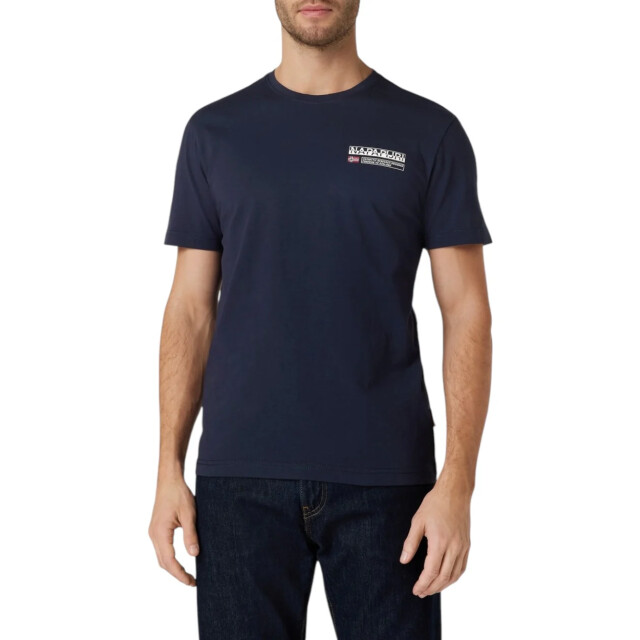 Napapijri Kasba t-shirt Napapijri Kasba T-shirt Voor Heren in Bluaw Kleur large