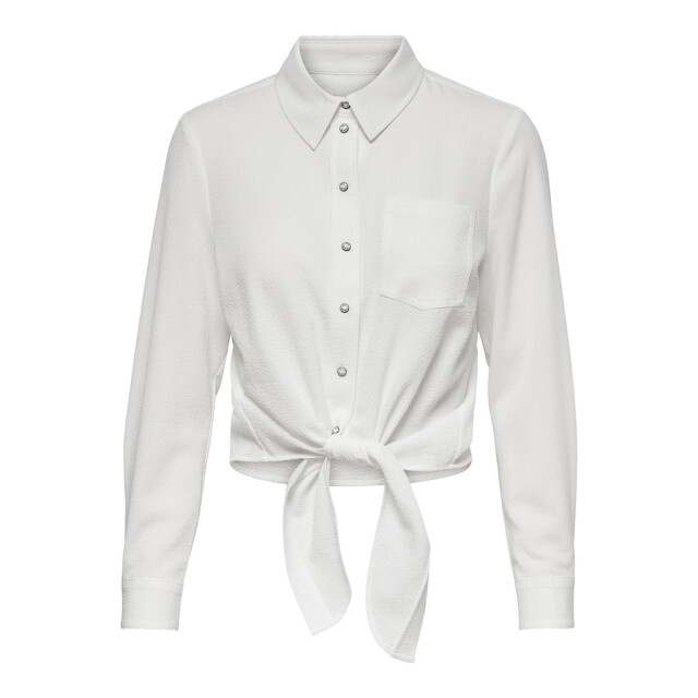 Only onllecey ls knot shirt noos 15195910 cloud dancer 06615.198.0236 large