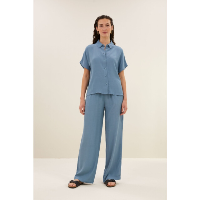 By-Bar Amsterdam karly viscose blouse 25112056 706 stone 06613.211.0010 large
