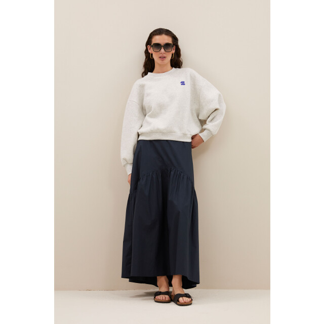 By-Bar Amsterdam bibi dictionary big sweater 25118913 815 light grey melee 06721.941.0011 large