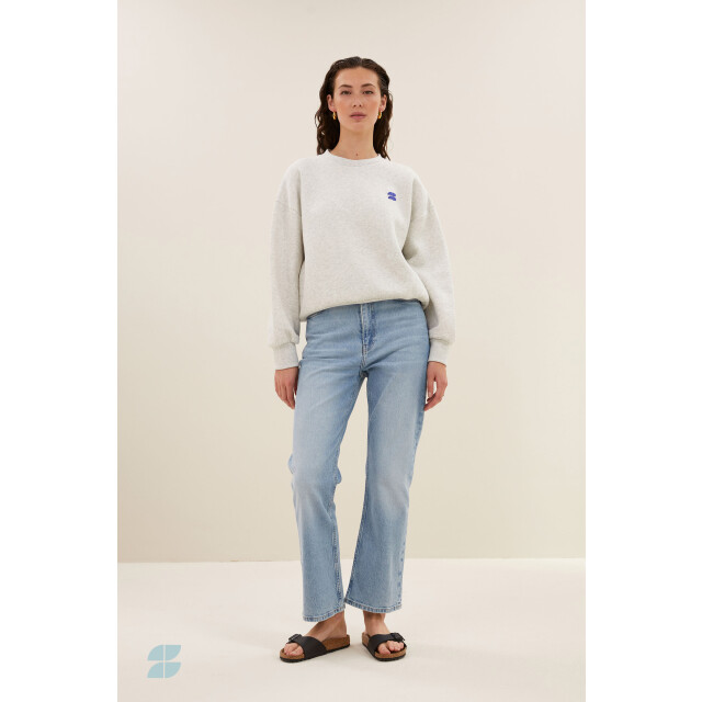 By-Bar Amsterdam bibi dictionary big sweater 25118913 815 light grey melee 06721.941.0011 large