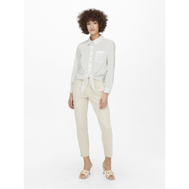 Only onllecey ls knot shirt noos 15195910 cloud dancer 06615.198.0236 large