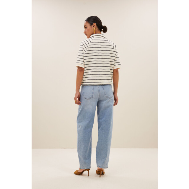 By-Bar Amsterdam harper breton stripe top 25111014 599 black breton stripe 06013.999.0028 large