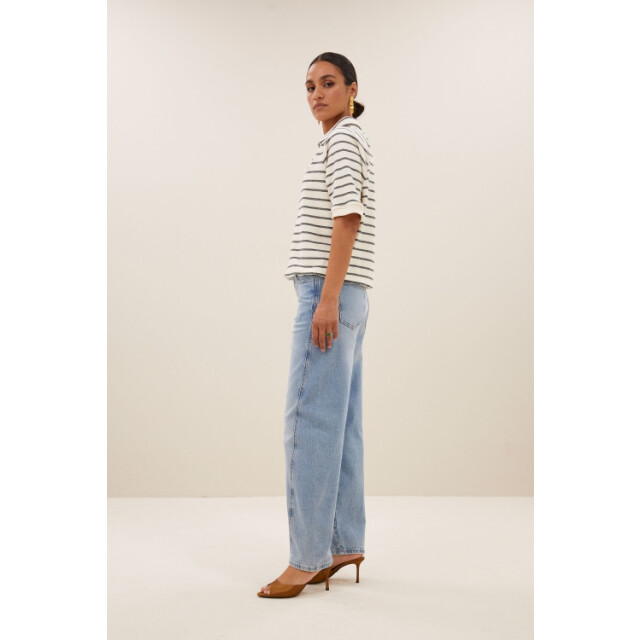 By-Bar Amsterdam harper breton stripe top 25111014 599 black breton stripe 06013.999.0028 large
