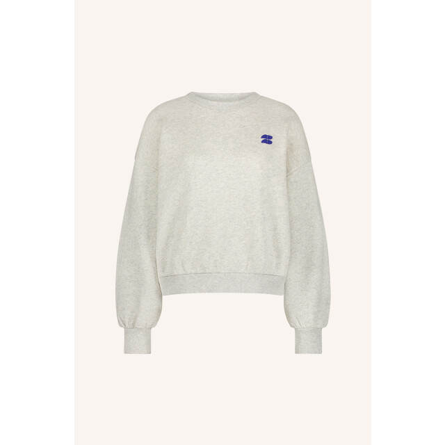 By-Bar Amsterdam bibi dictionary big sweater 25118913 815 light grey melee 06721.941.0011 large