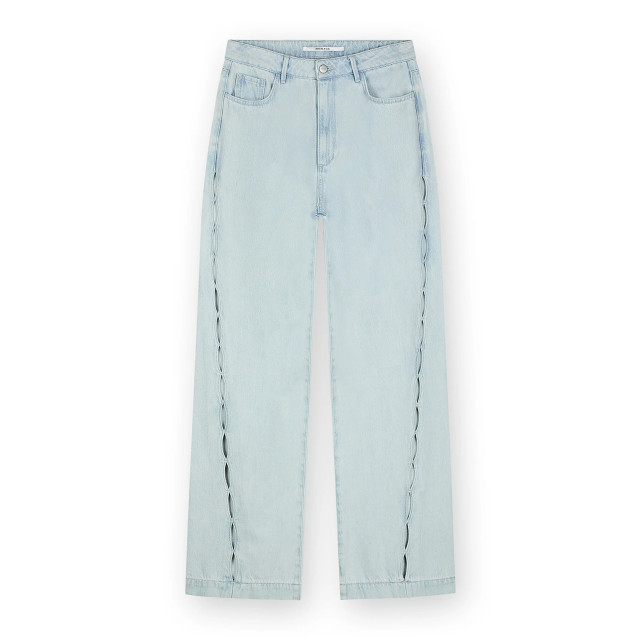 Homage to Denim H-cs25m29 straight jeans with twisted side detail H-CS25M29 Straight Jeans With Twisted Side Detail large