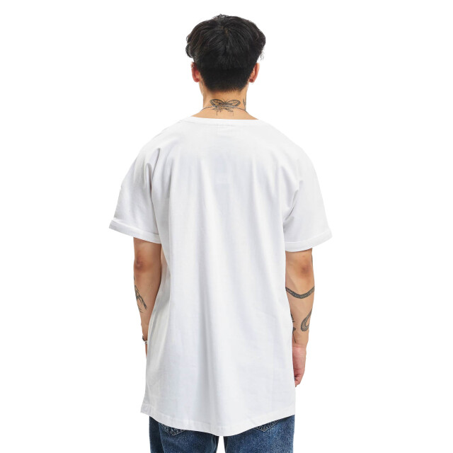Urban Classics Heren shaped turn up lang t-shirt (set van 2) UTTN1077_blackwhite large