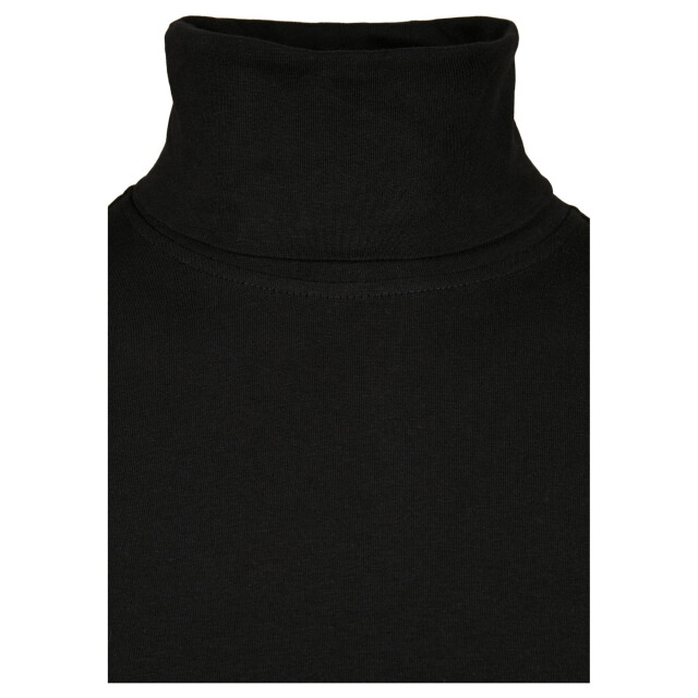 Urban Classics Dames basic schildpad hals top met lange mouwen UTTN369_black large