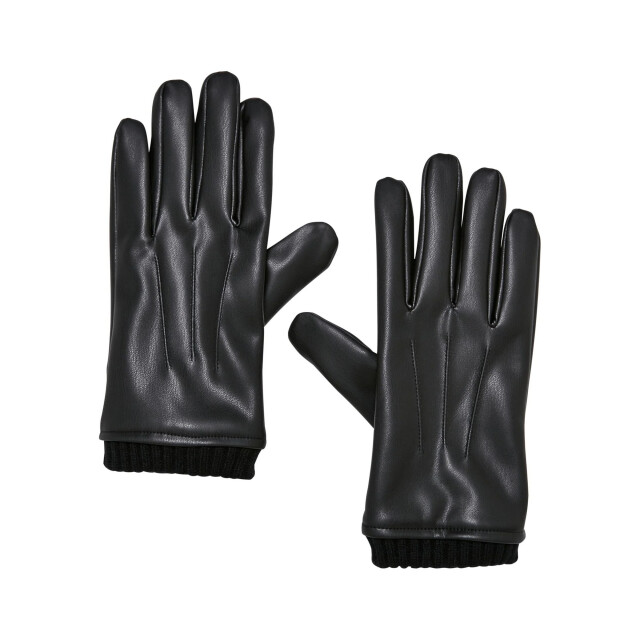 Urban Classics Basis synthetisch leren handschoenen UTTN470_black large