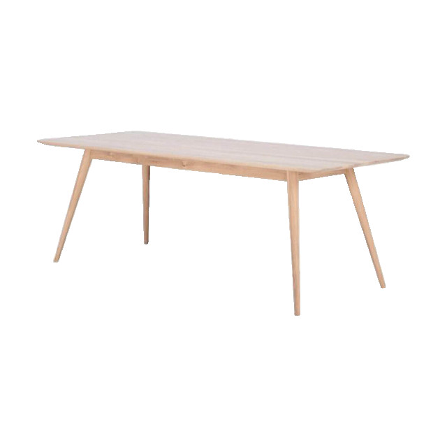 Gazzda Stafa table houten eettafel whitewash 220 x 90 cm 2042009 large