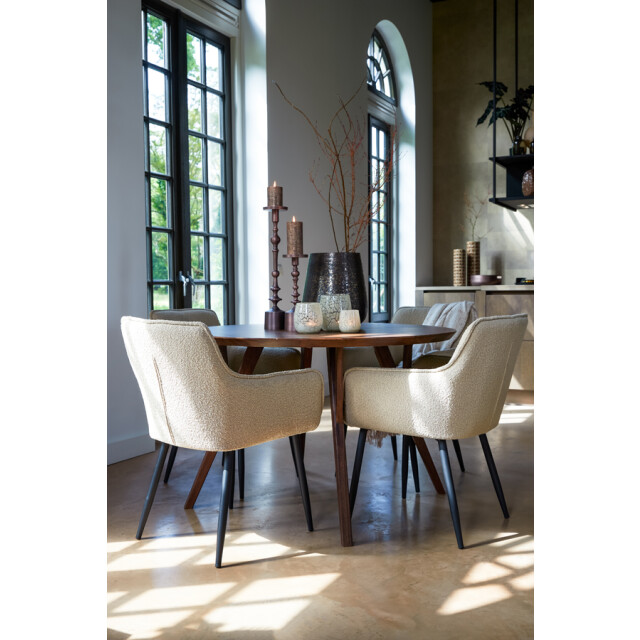 Light & Living eettafel quenza Ø140x76cm - 2909306 large