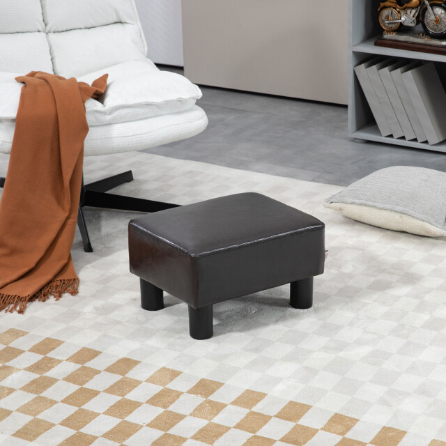 4goodz Hocker met kunstleer design koffie 833-666v71 3068387 large