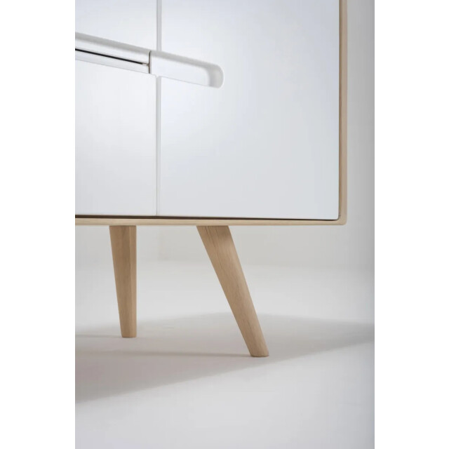 Gazzda Ena sideboard houten dressoir whitewash 135 cm 2027161 large