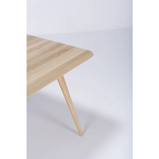 Gazzda Stafa table houten eettafel whitewash 160 x 90 cm 2041819 large