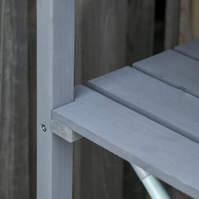 4goodz Oppottafel hout met metalen werkblad 845-211gy grijs 3068483 large