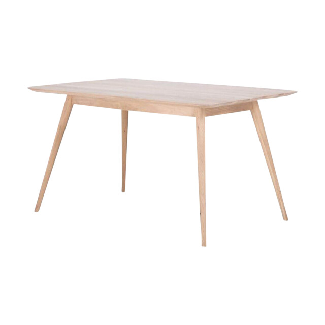 Gazzda Stafa table houten eettafel whitewash 140 x 90 cm 2041818 large