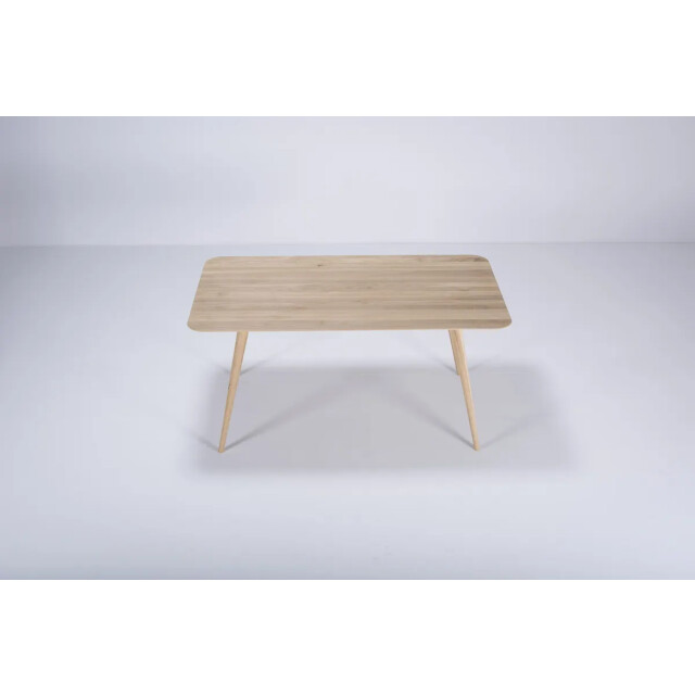 Gazzda Stafa table houten eettafel whitewash 160 x 90 cm 2041819 large