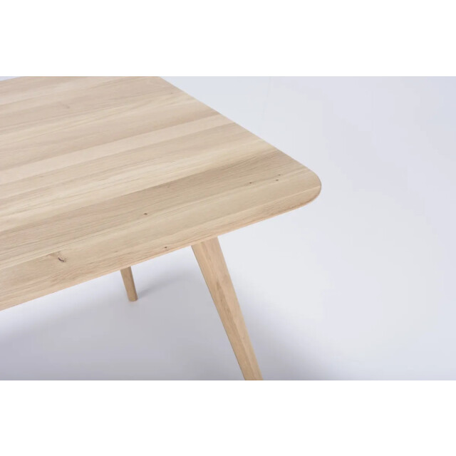 Gazzda Stafa table houten eettafel whitewash 140 x 90 cm 2041818 large
