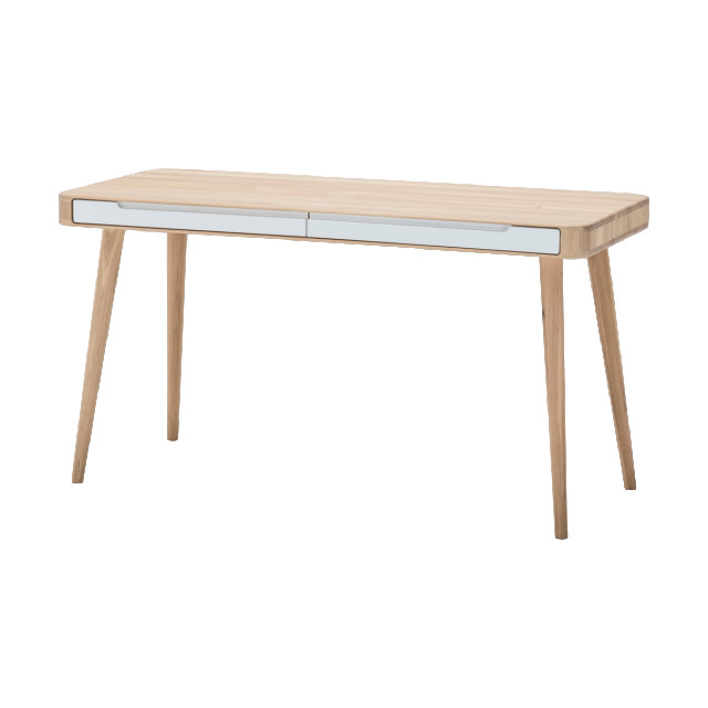 Gazzda Ena desk houten bureau whitewash 140 x 60 cm 2041996 large