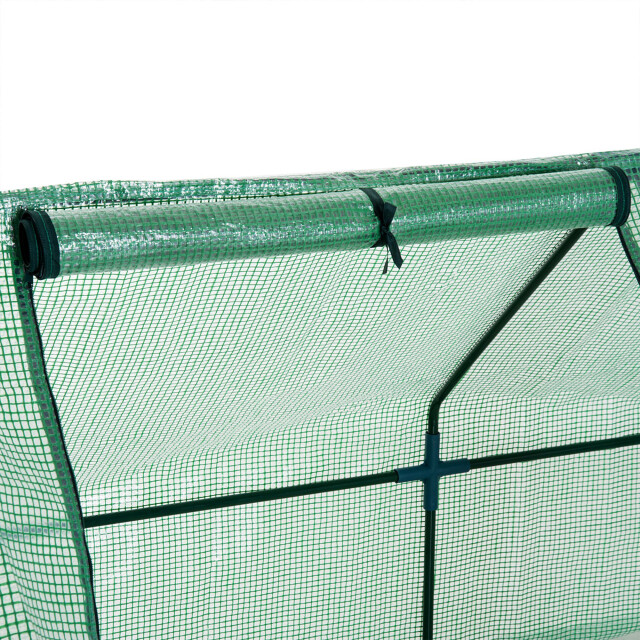 4goodz Kweekkas met raam 270x90x90 cm foliekas van staal 01-0469 3068179 large