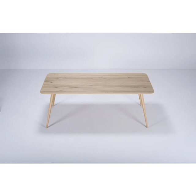 Gazzda Stafa table houten eettafel whitewash 200 x 90 cm 2042010 large