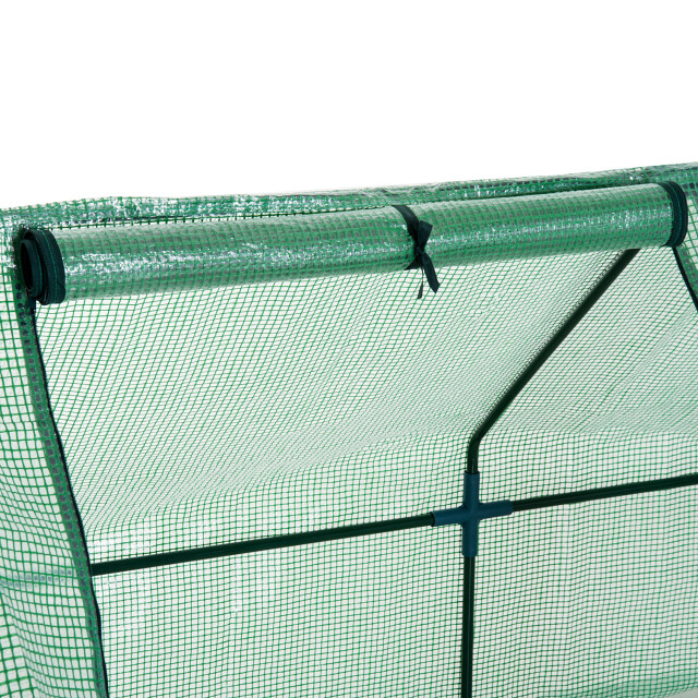 4goodz Kweekkas met raam 270x90x90 cm foliekas van staal 01-0469 3068179 large