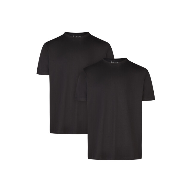 Phil & Co Heren ondershirt katoen t-shirt ronde hals 2-pack PH-TS-2 large