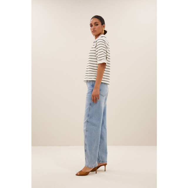 By-Bar Amsterdam Harper breton stripe top black 25111014-599 large