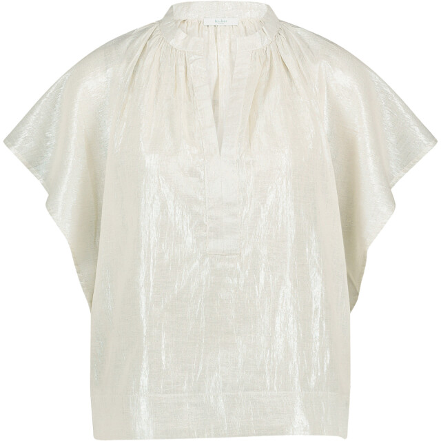 By-Bar Amsterdam Vina lurex blouse silver 25112046-810 large