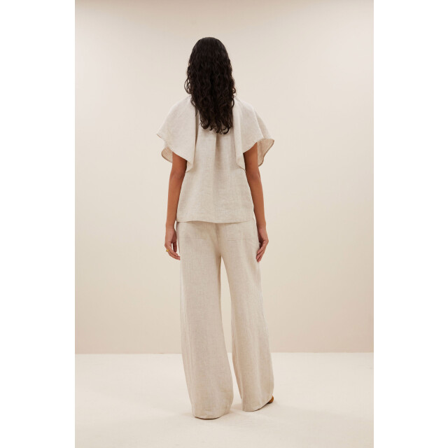 By-Bar Amsterdam Vina linen blouse linen 25112077-016 large