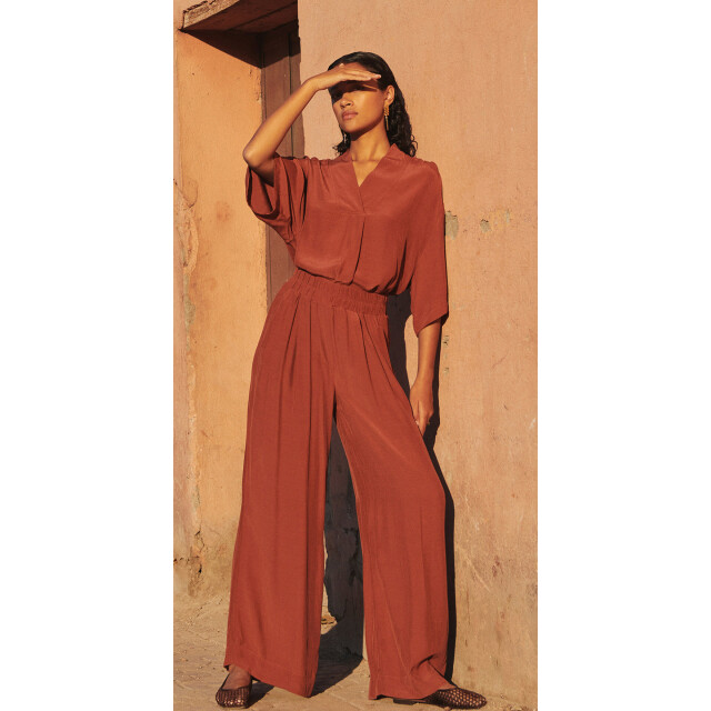 By-Bar Amsterdam Owen viscose blouse bricks 25112039-762 large