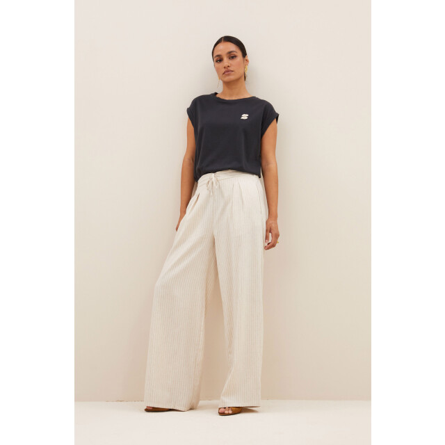 By-Bar Amsterdam Uma pants sand stripe 25118012-250 large