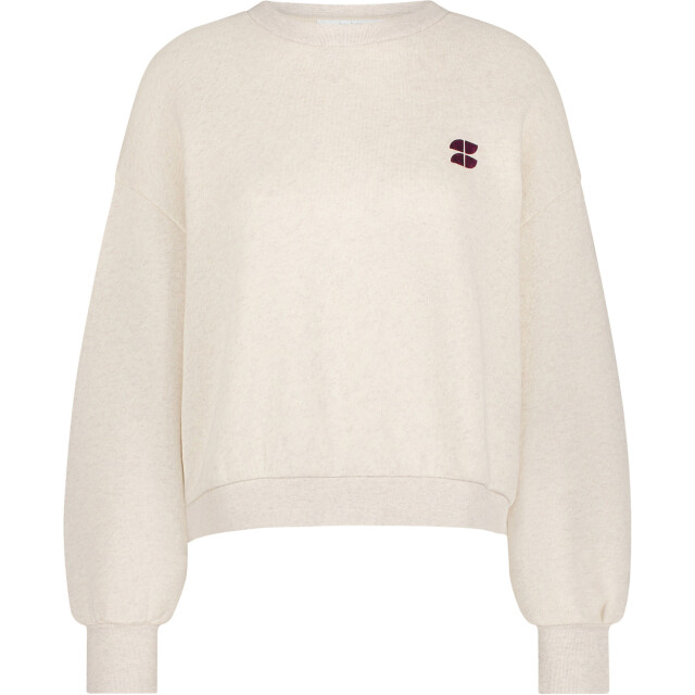 By-Bar Amsterdam Maeve logo sweater oyster melee 25118912-826 large