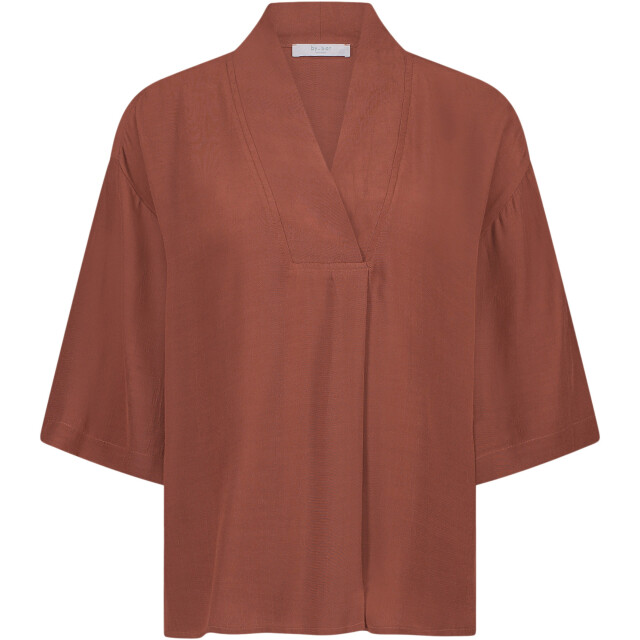 By-Bar Amsterdam Owen viscose blouse bricks 25112039-762 large